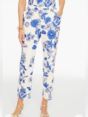 Talbots Floral Chinos